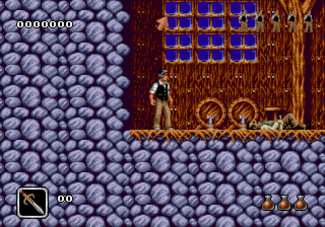 Bram Stoker Dracula - Megadrive game screenshot (1993) by Sony Imagesoft